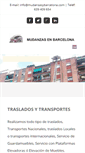 Mobile Screenshot of mudanzasybarcelona.com